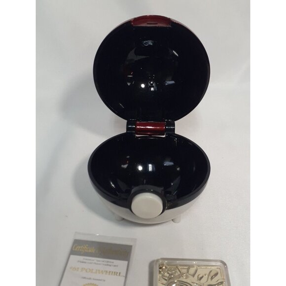 Pokemon 1999 Poliwhirl Gold Bar Card Limited Edition Burger King Gold Plated #61 - Picture 8 of 10